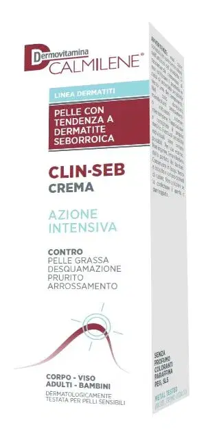 Dermovitamina Calmilene Clin-seb Crema Contro la Dermatite Seborroica 50 ml