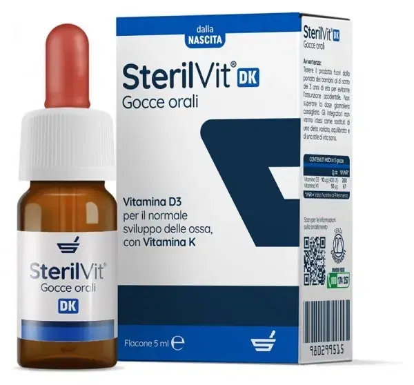 Sterilvit DK Integratore di Vitamina D e K 5 ml
