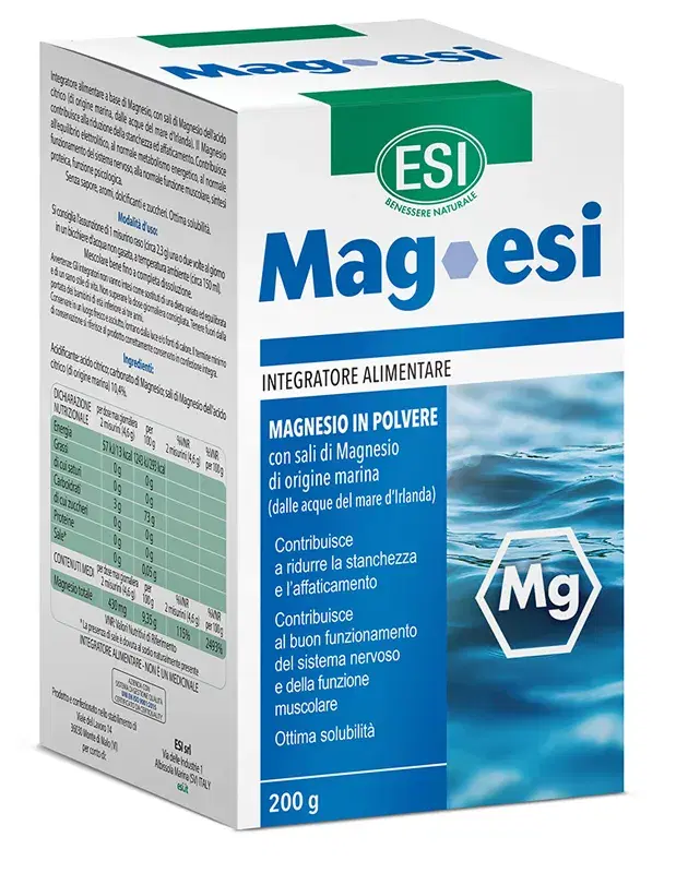 Esi Mag Esi Magnesio in Polvere Integratore Alimentare 200 g