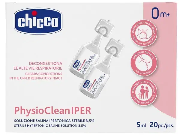 Chicco Soluzione Hypertonic 5ml 20 Pezzi 0Mesi+