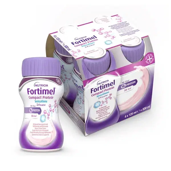 Fortimel Compact Protein Cool Frutti Rossi 4x125ml