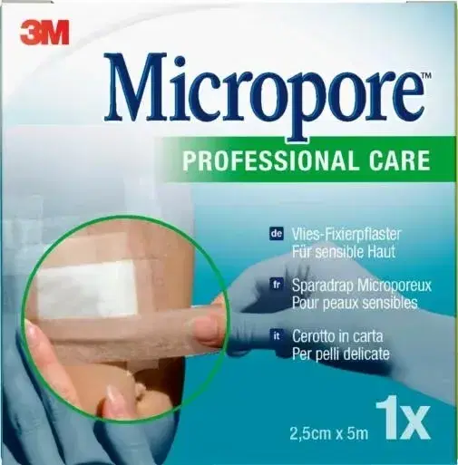 3M Micropore Dispenser 25mmx5m