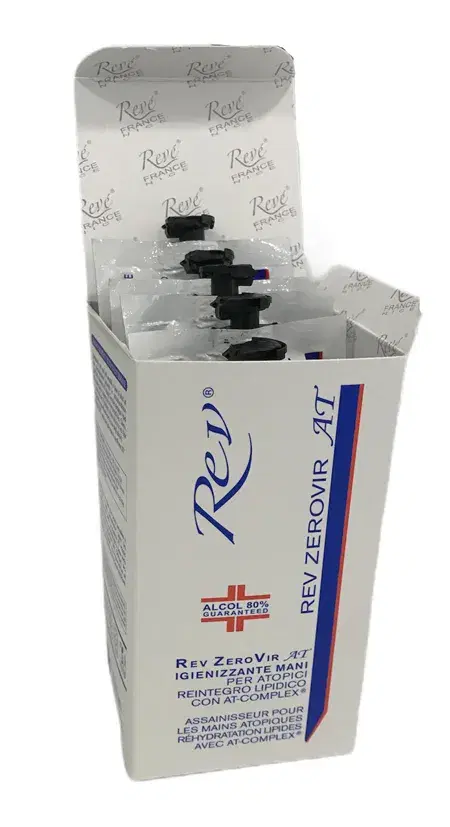 Zerovir At Gel Igienizzante Mani Per Pelle Sensibile e Atopica 6 Bustine