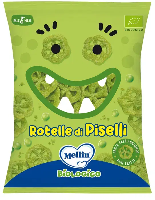 Mellin Snack Rotelle Di Piselli 20g