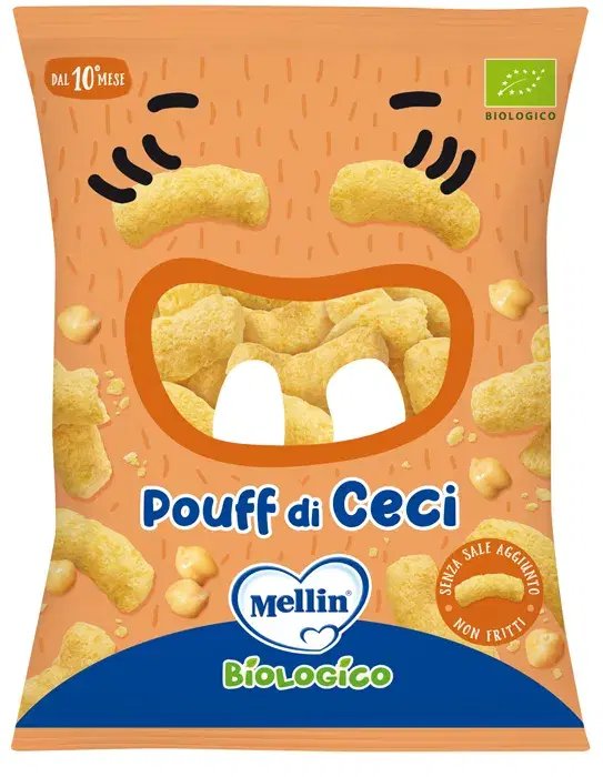 Mellin Snack Pouff Di Ceci 20g