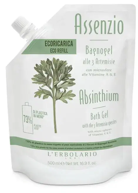 L'erbolario Assenzio Bagnoschiuma Ricarica 500 ml
