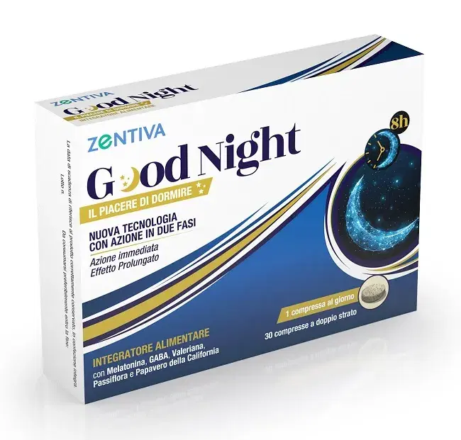 Zentiva Good Night Integrare con Melatonina e Valeriana per il Sonno 30compresse