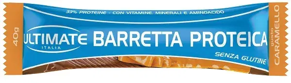 Ultimate Barretta Proteica Caramello 40g