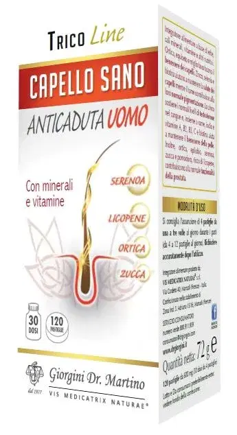 Capello Sano Anticaduta Integratore 120 Pastiglie