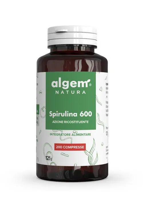Algem Spirulina Integratore Energetico 200 Compresse