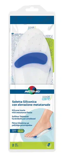 Master Aid Soletta in Silicone per Supporto Plantare Taglia 39-40 Taglia M