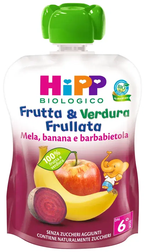 Hipp Bio Frutta E Verdura Frullata Mela Banana Barbabietola