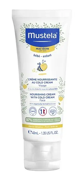 Mustela Crema Viso Nutriente Cold Cream con Cera d'Api 40 ml