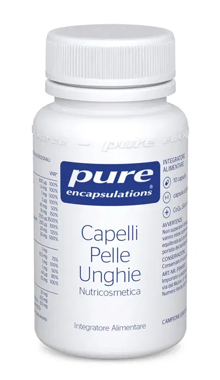 Pure Encapsulations Capelli Pelle Unghie 30 Capsule