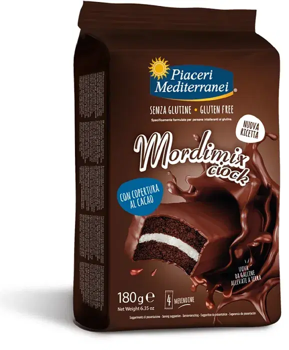 Piaceri Mediterranei Mordimix Ciock 4 Merendine Senza Glutine