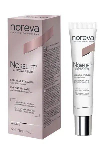 Noreva Norelift Soin Crema Anti-età Contorno Occhi e Contorno Labbra 15 m