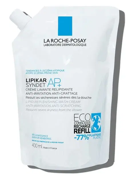 La Roche Posay Lipikar Syndet Ap+ Crema Detergente Pelle Atopica Ricarica 400 ml