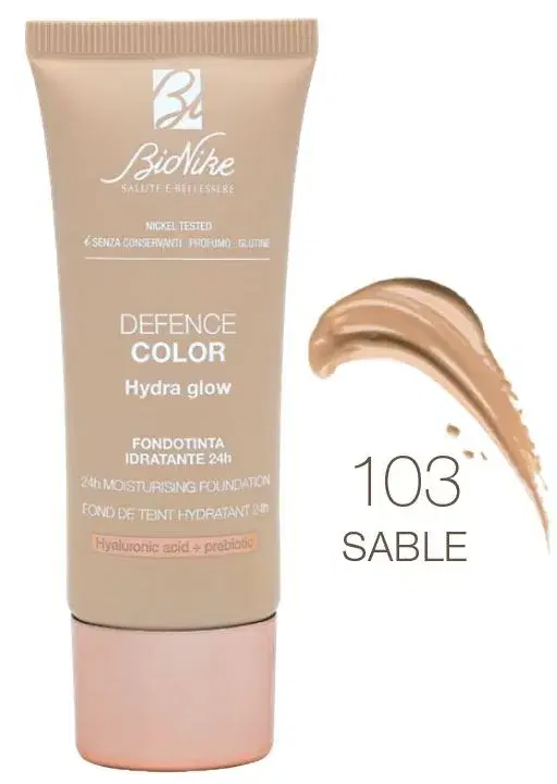 Bionike Defence Color Hydra Glow Fondotinta Idratante 24h 103 Sable
