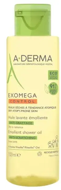 A-Derma Exomega Control Olio Lavante Emolliente Detergente 100 ml