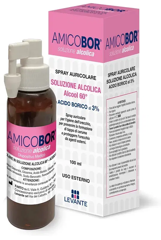 Amicobor Soluzione Alcolica per Uso Topico da 100 ml