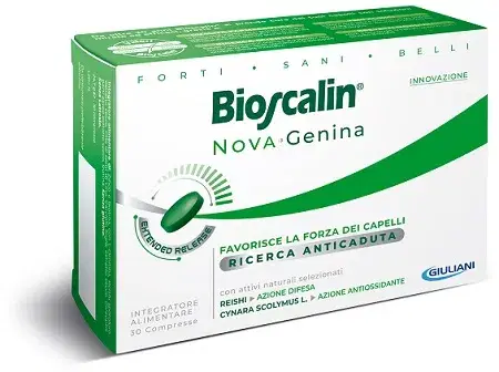 Bioscalin Nova-Genina Integratore Anticaduta Capelli Nuova Formula 30 Compresse