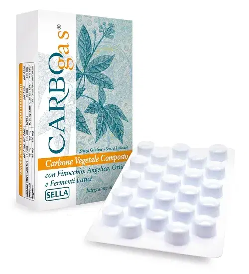 Carbogas Integratore Intestinale 50 Compresse