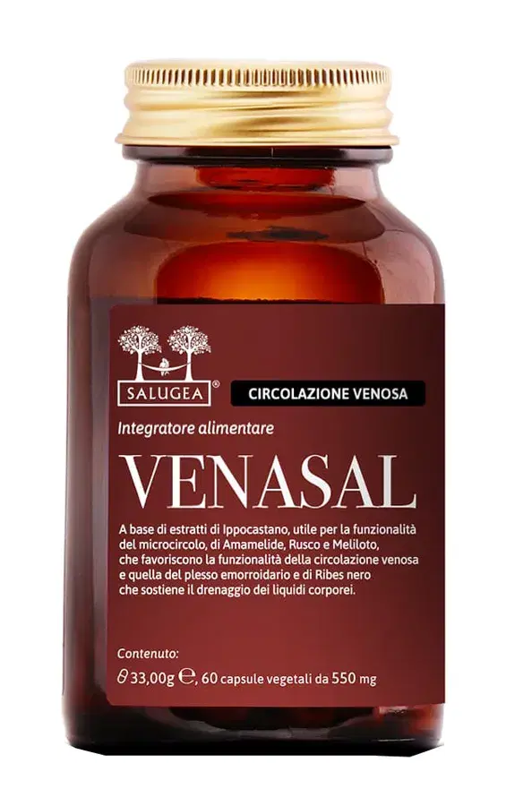 Salugea Venasal Integratore per il Microcircolo e i Capillari 60 Capsule