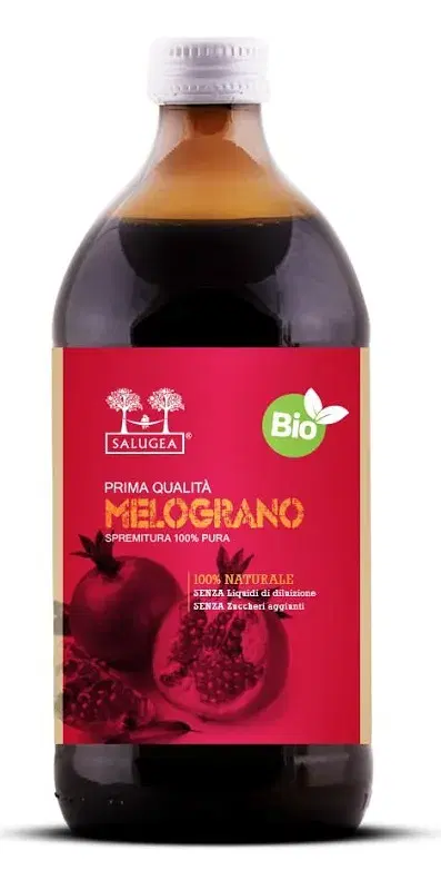 Salugea Succo Melograno Bio COncentrato di Antiossidanti e Vitamine 500 ml