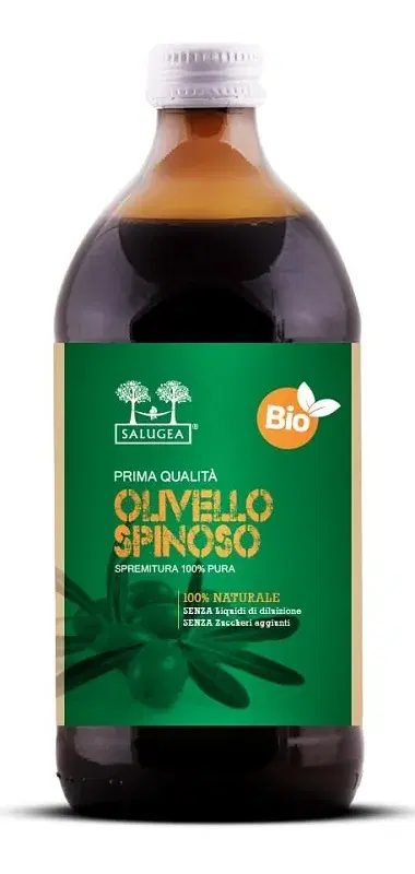 Salugea Succo Olivello Bio Integratore Ricostituente e Regolarizzante 500 ml