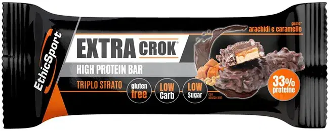 Extra CroK Arachidi al Caramello Snack Croccante da 100 g