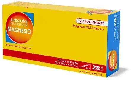 Labcatal Nutrition Magnesio Fiale, 28 Fiale da 2 ml