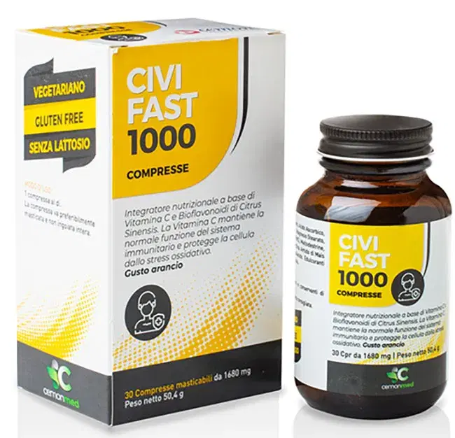 Cemon Civifast 1000 Integratore a base di Vitamina C 30 Compresse
