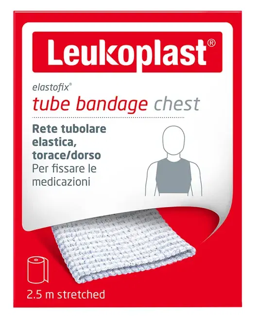 Elastofix Rete Tubolare Torace Dorso 2.5m 1 Pezzo