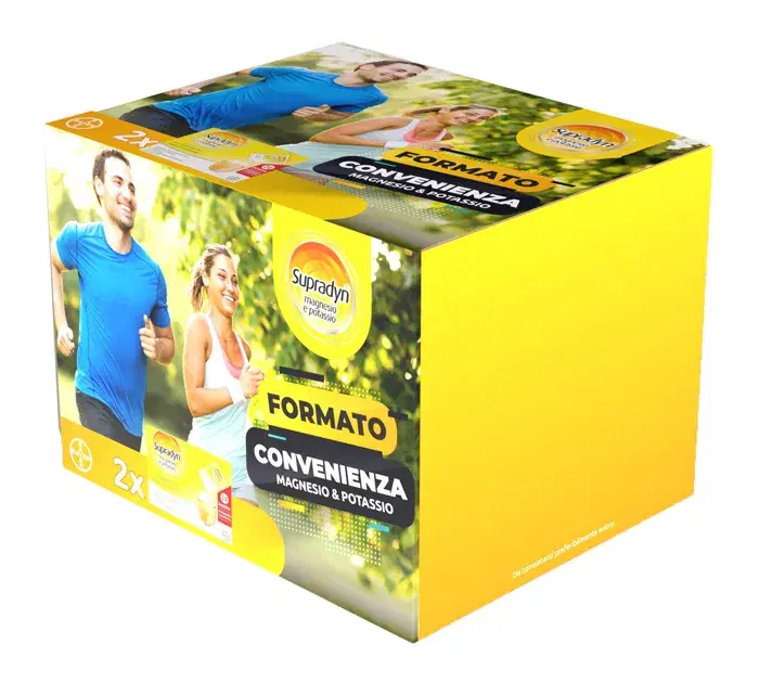 Supradyn Magnesio e Potassio Integratore Di Vitamine B C E Minerali 24+24 Bustine