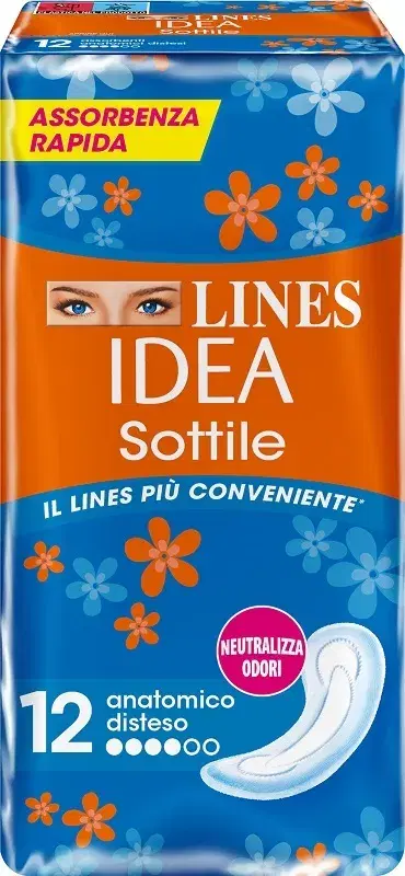 Lines Idea Sottile Anatomico 12 Pezzi