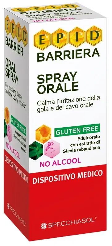Epid Barriera Spray No Alcol per L'Irritazione della Gola 20 ml
