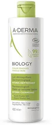A-Derma Biology Latte Micellare Struccante per Pelli Sensibili 400 ml