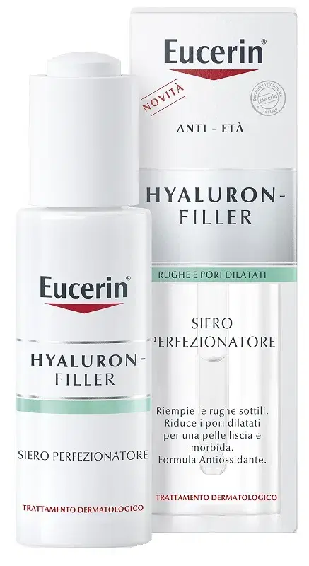 Eucerin Hyaluron-Filler Siero Viso Perfezionatore Rughe e Pori Dilatati 30 ml