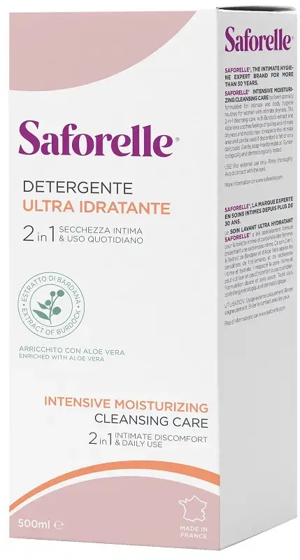 Saforelle Detergente Ultra Idratante Intimo Gel 500 ml