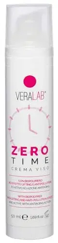 Veralab Zero Time Crema Viso Effetto Lifting, Antipollution + Antiaging 50 ml