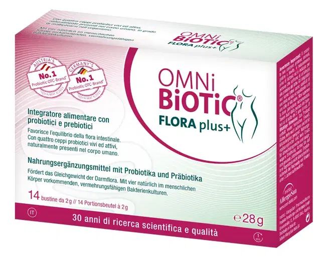 Omni Biotic Flora Plus Integratore per Flora Intestinale 14 Bustine