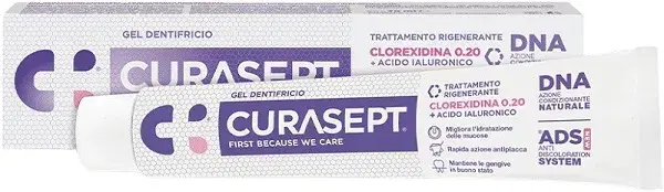 Curasept Gel Dentifricio ADS DNA Trattamento Rigenerante 75 ml