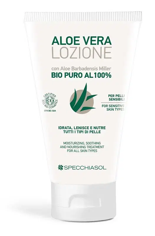 Specchiasol Alovera Lozione Bio Puro Lenitiva ed Emolliente 150 ml