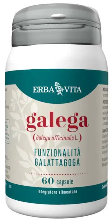 Erba Vita Galega Integratore per la Funzionalità Galattogoga 60 Capsule