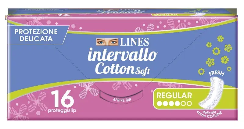 Lines Intervallo Cotone Dischetti 16 Pezzi