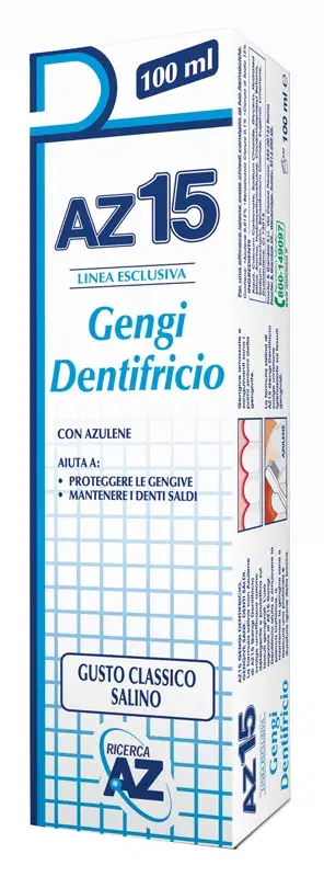 AZ 15 Gengi Dentrificio per Gentive Arrossate Gusto Classico 100 ml