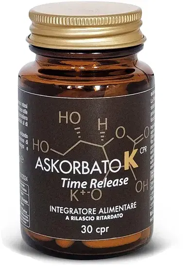 Askorbato K Integratore a Rilascio Graduale 30 Compresse