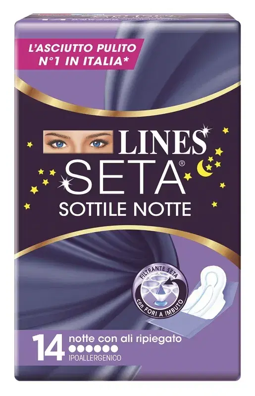 Lines Seta Sottile Ali Ultra Sottili - Confezione da 14