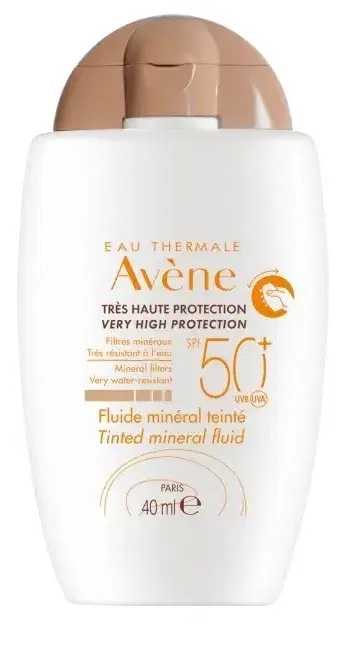 Eau Thermale Avene Solare Fluido Minerale Viso Colorato 40ml SPF50+