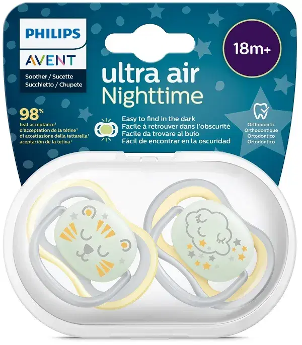 Avent Ultra Air Nighttime Succhietto 18M+